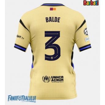Barcelona Alejandro Balde #3 Tricou Fotbal Replică 2025-26 Barbati Deplasare